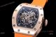 KV Factory Replica Richard Mille RM035 Americas Rose Gold Watch With Orange Rubber Band (3)_th.jpg
